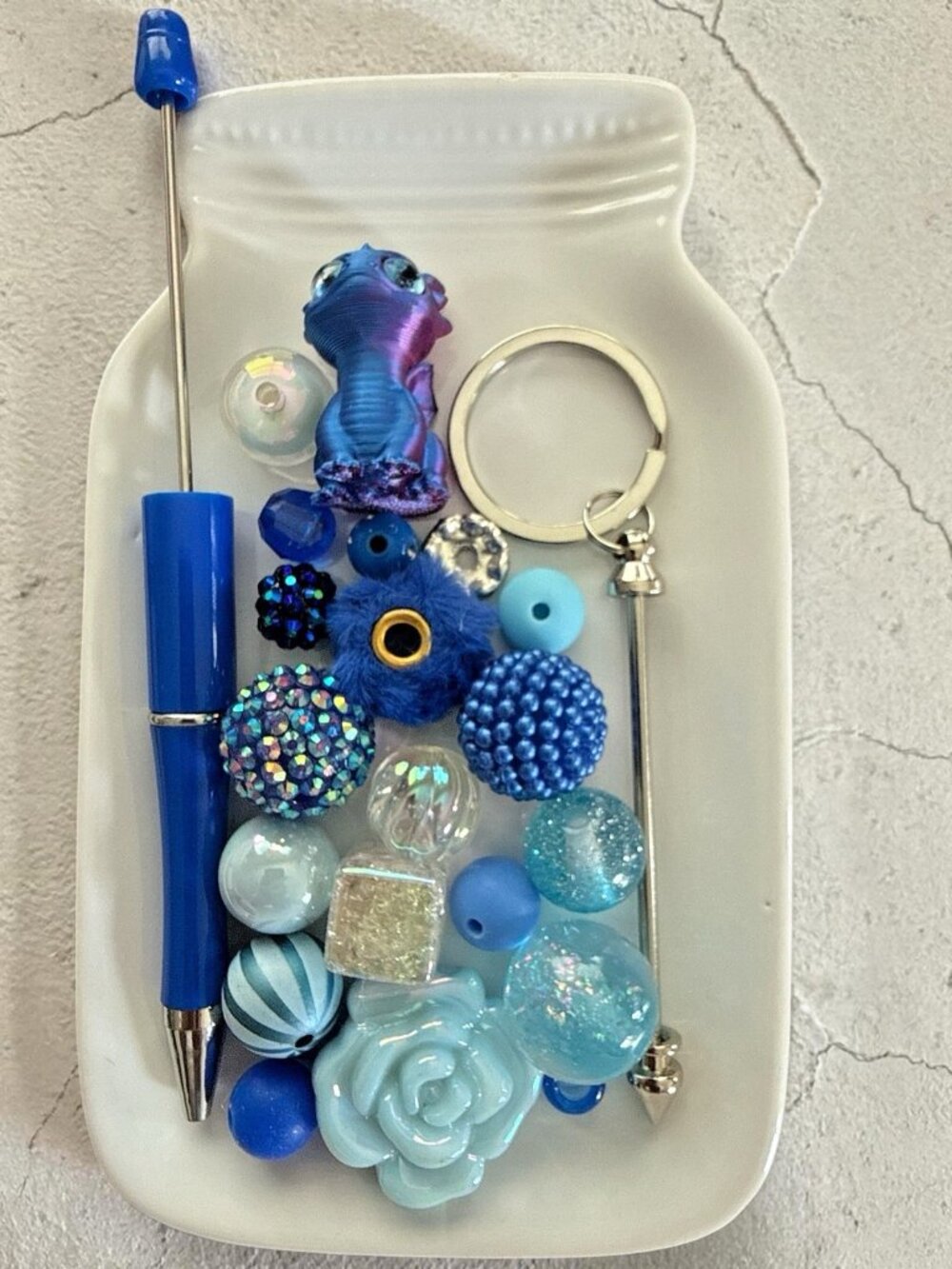 Beadable Pen and Keychain Kit DIY